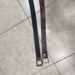 Leather belts