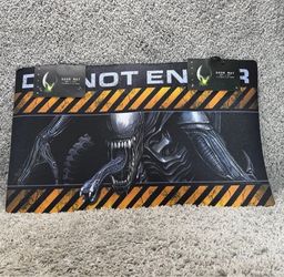 Do Not Enter Door Mat Alien Xenomorph Home Doormat Decor New With Tags