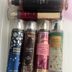 bath & body works perfumes body mists 
