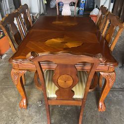 Wooden Dining Room Table