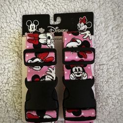 Disney Minnie Mouse Set Of 2 Luggage Straps 