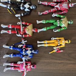 Mighty Morphin Power Rangers Legacy Figures 5in lot