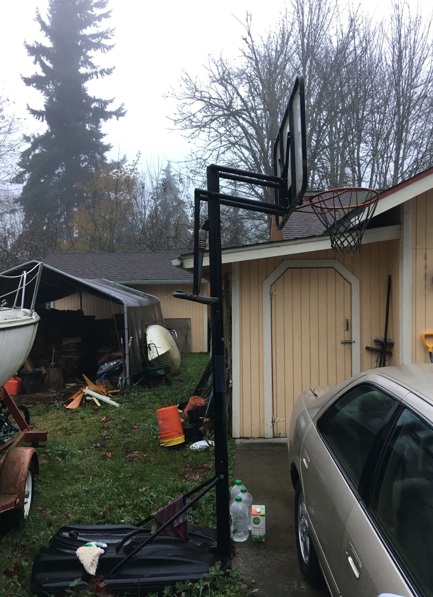 Basketball hoop. Make an offer and it’s yours.