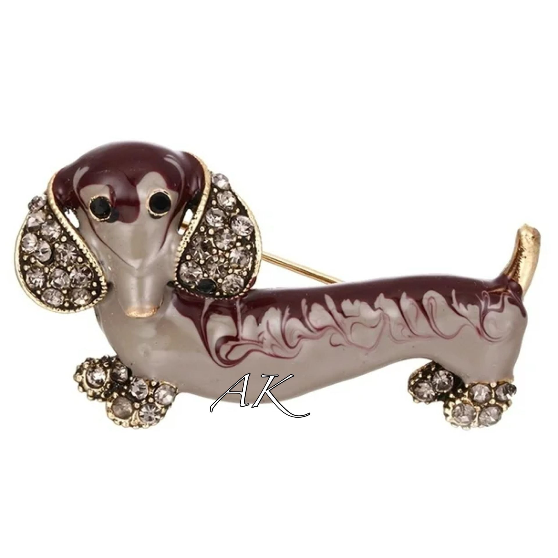Dachshund Brooch / Pin 🐶 Doxie Wiener