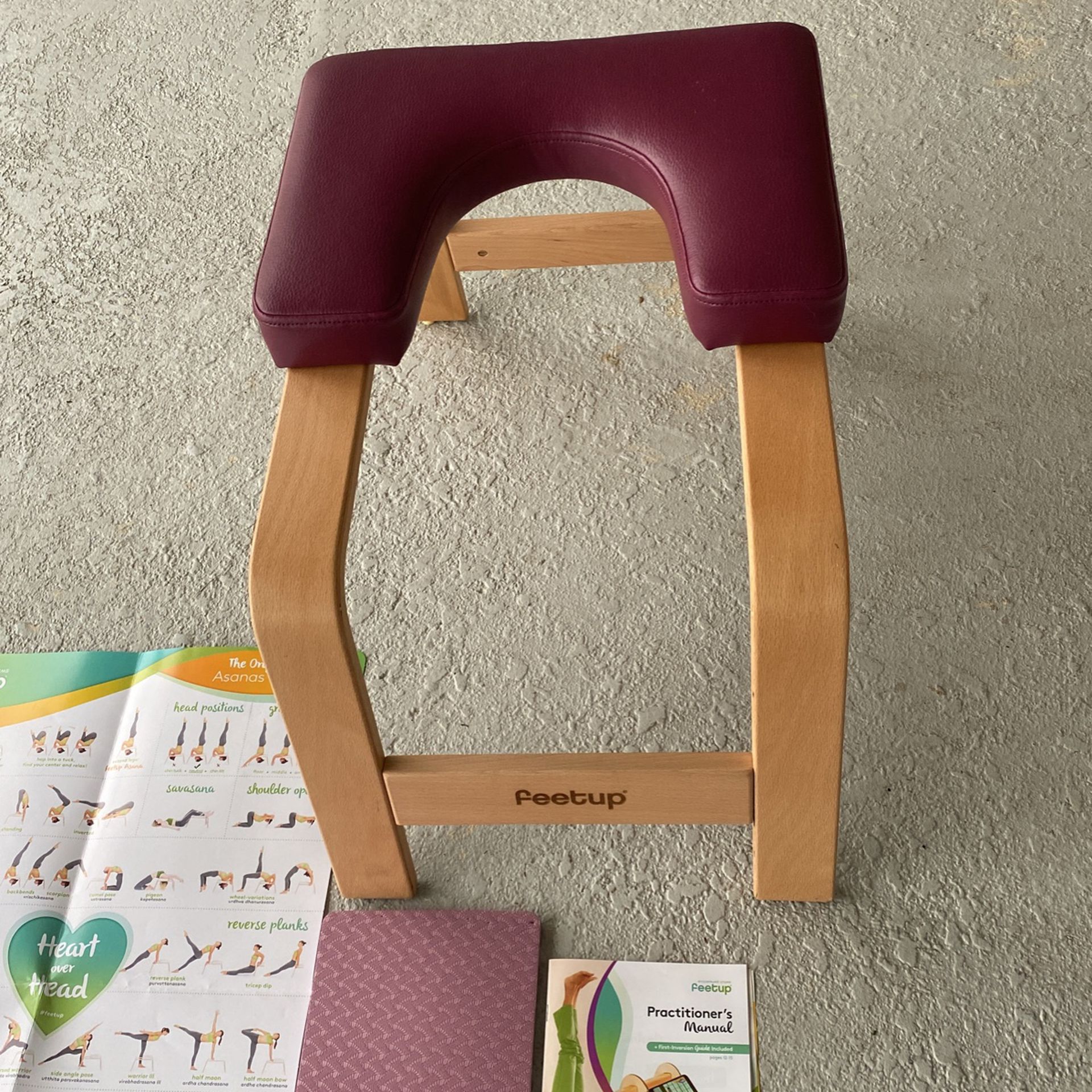 Brand New FeetUp Trainer Classic Violet - Best Inversion Chair For Beginner Yoga