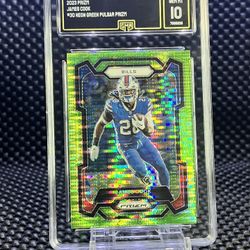 🏈2023 James Cook NEON GREEN PULSAR!! 🏈