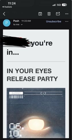 Alesso in your eyes release party rsvp June 10 2026