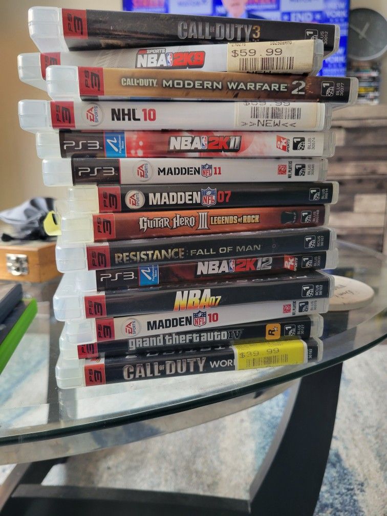 Ps3 Game Bundle 14 Titles (Willing To Negotiate)