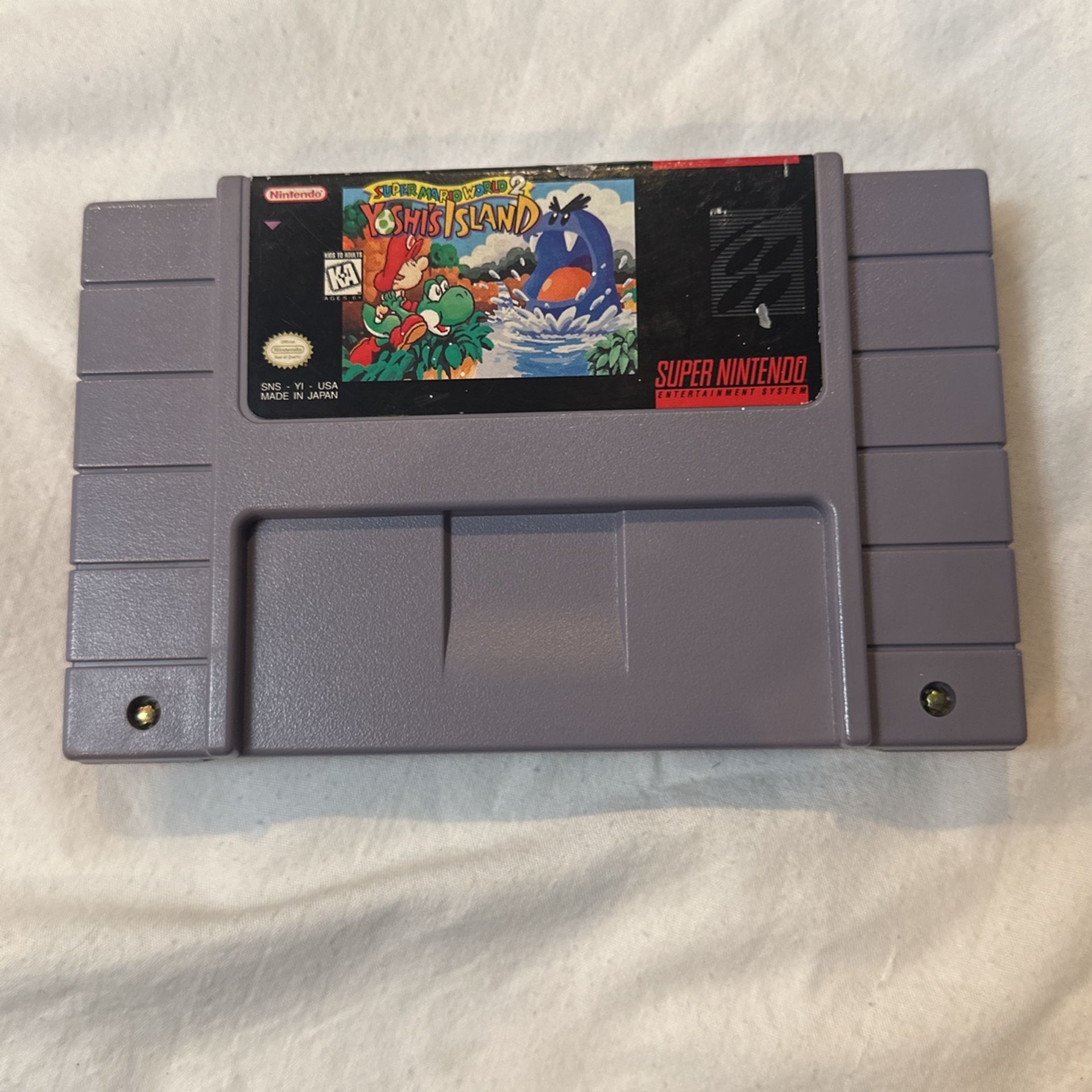 Super Nintendo Game: Super Mario World 2 Yoshi’s Island $35 Obo Habló Español