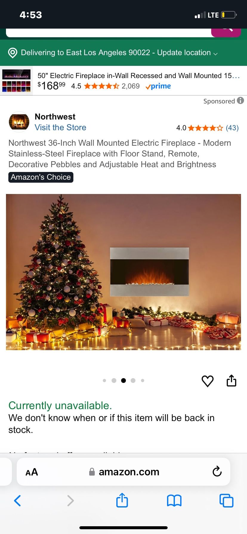 Northwest Electric Fire Place