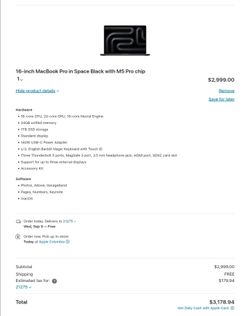 BRAND NEW!! 16-inch MacBook Pro in Space Black with M5 Pro chip