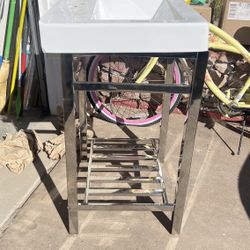 Bathroom Sink Stand- New