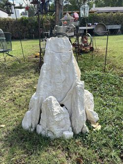 Artificial Rock Waterfall, Multi Pieces, 32” High, 30” Wide