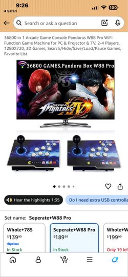 Pandora game system like new 3800 games