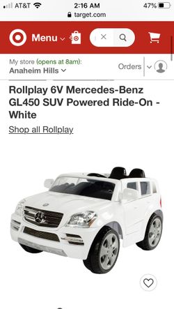 Brand new Mercedes kids ride on