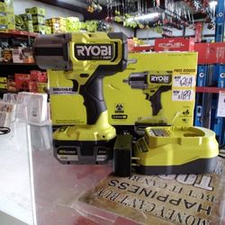 Ryobi 18v Brushless 4-Mode 1/2" High-Torque Impact Wrench Kit
