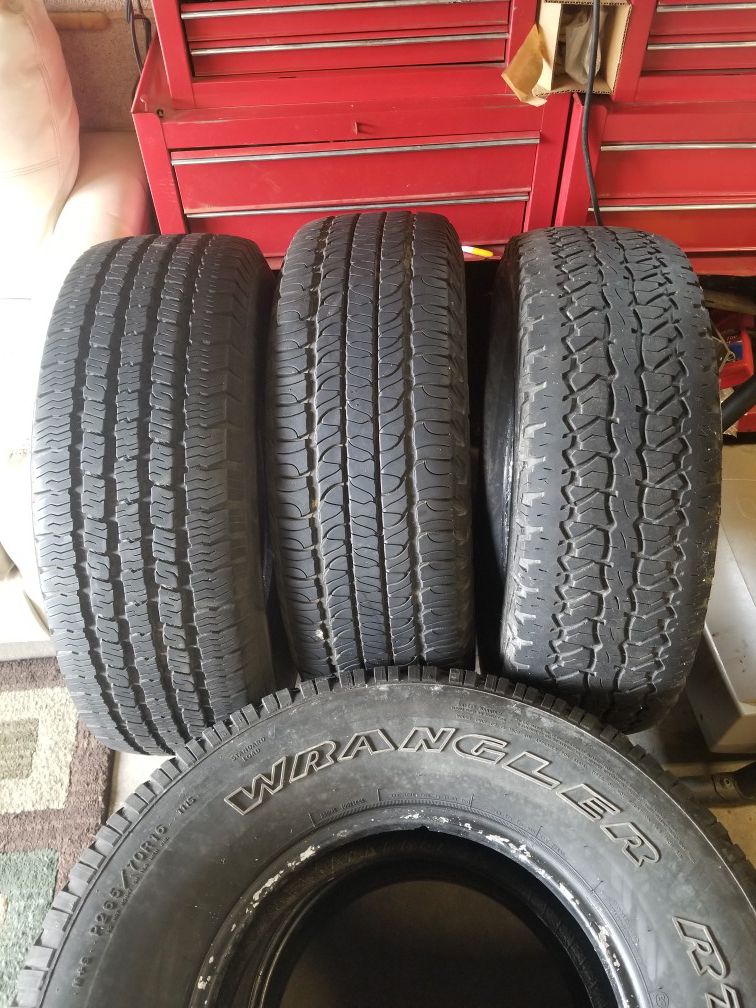 Use in good condition truck tires