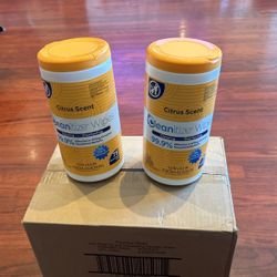Citrus Scent Disinfecting, Wipes(made In USA) 