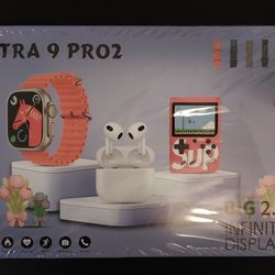 3 in 1 smart watch/game/earbuds