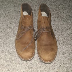 Clarks Men's Bushacre 2 Chukka Boot - DARK BROWN