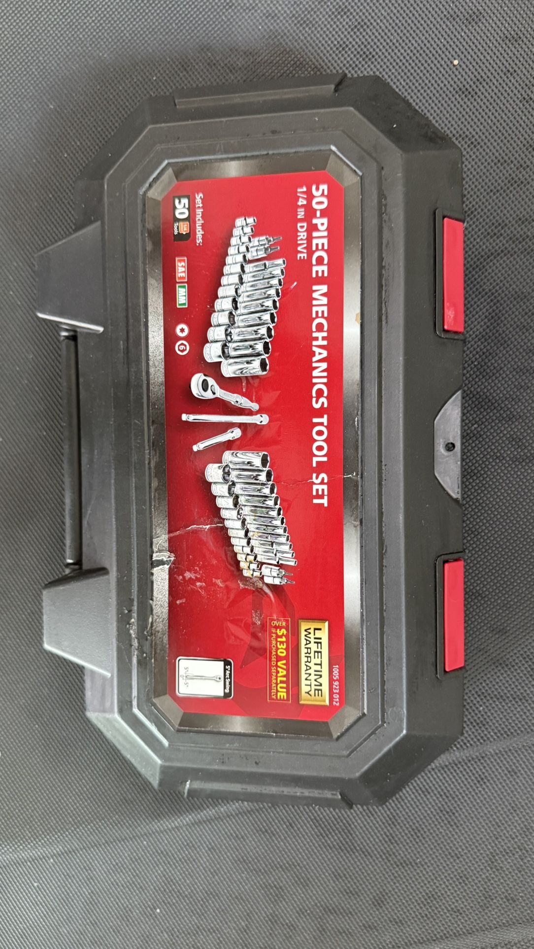 Husky 1/4 in. Drive Mechanics Tool Set (50-Piece) Pick up only