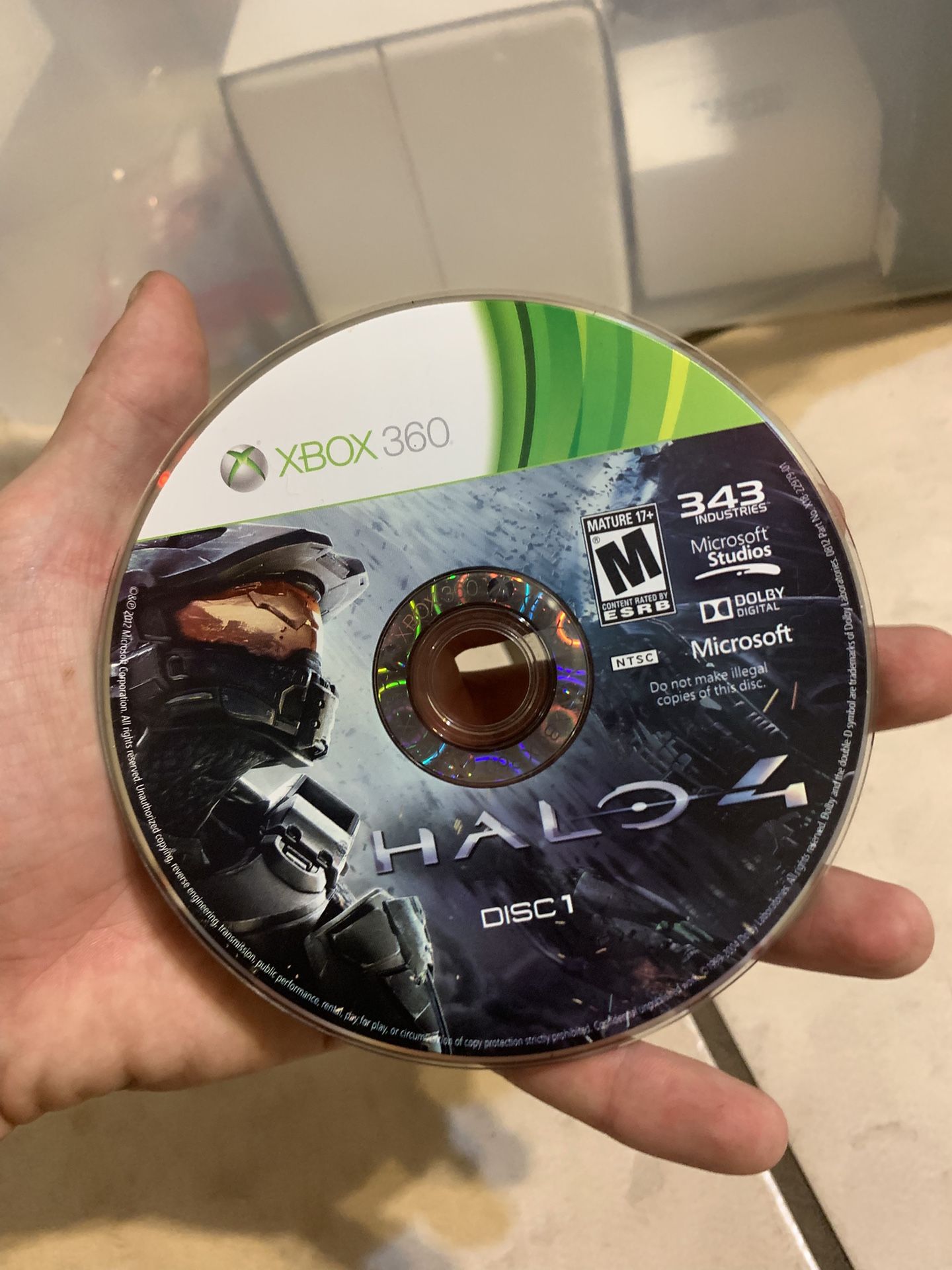 Halo 4 (Disc 1 Only) - Xbox 360 - Authentic - Loose Disc - NTSC/US