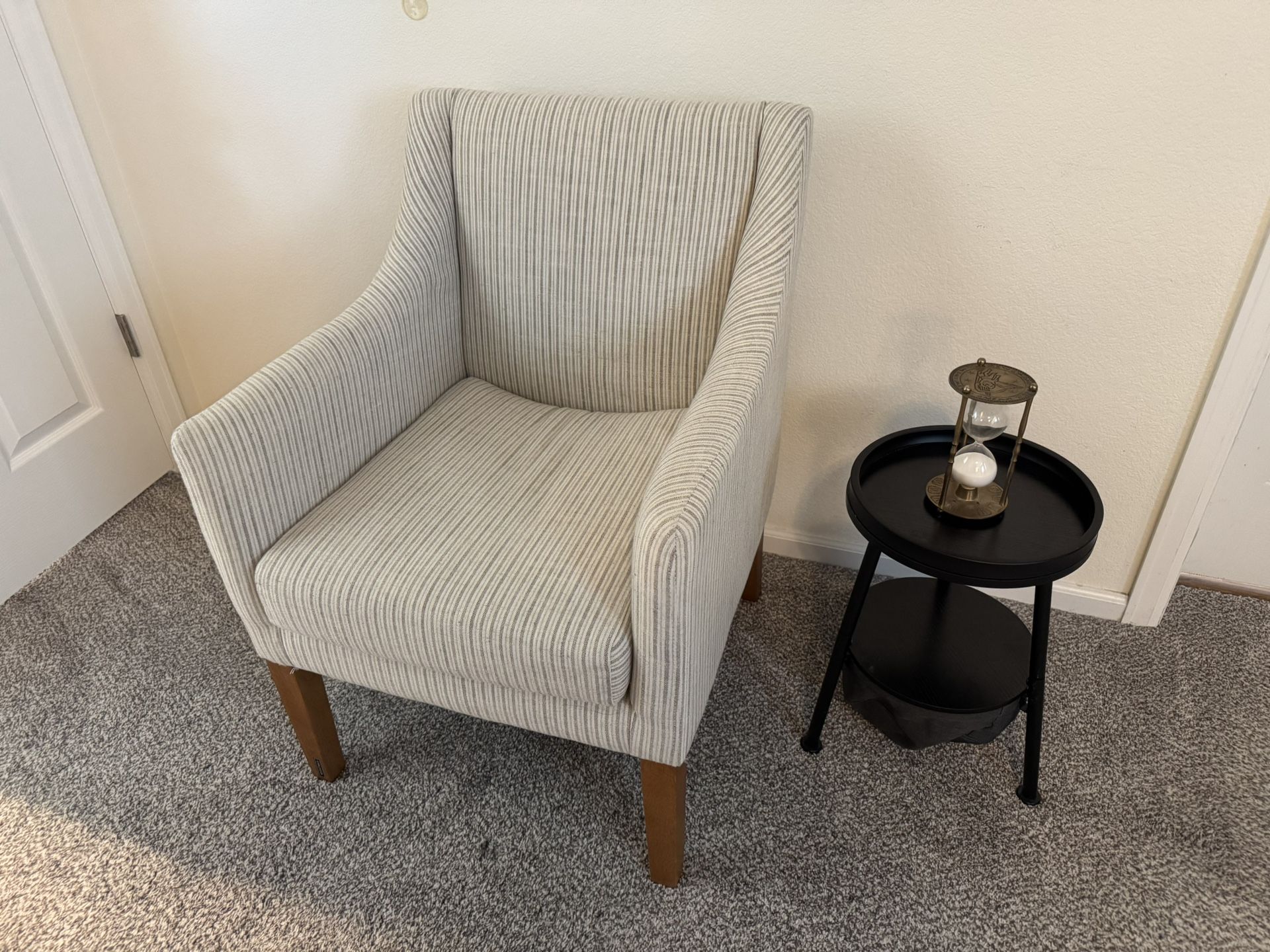 Accent Chair And Side Table