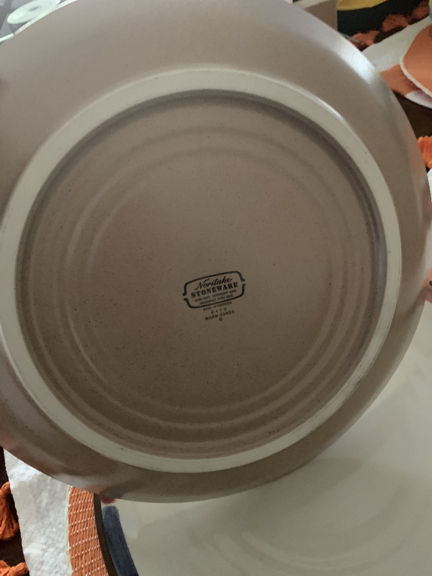 Noritake (Stoneware) Serving Dishes, Bowl, Cream Dish, and Gravy Server. Dinnerware & Serveware