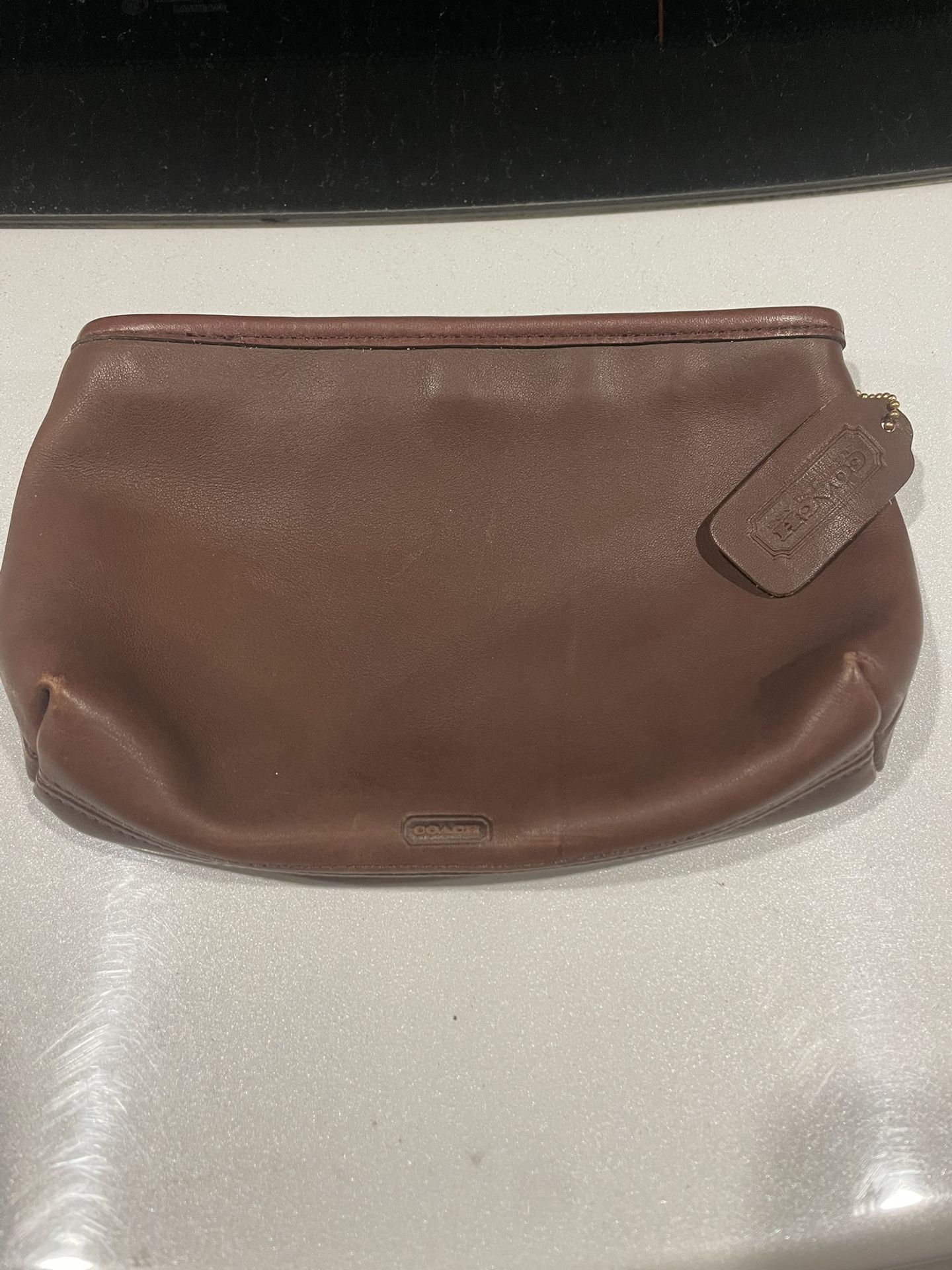Leather Coach Pouch