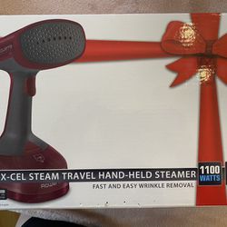 Brand new in box Xcel Travel Steamer For clothes 