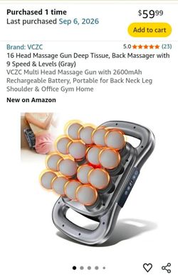 VCZC 16 HEAD MASSAGER