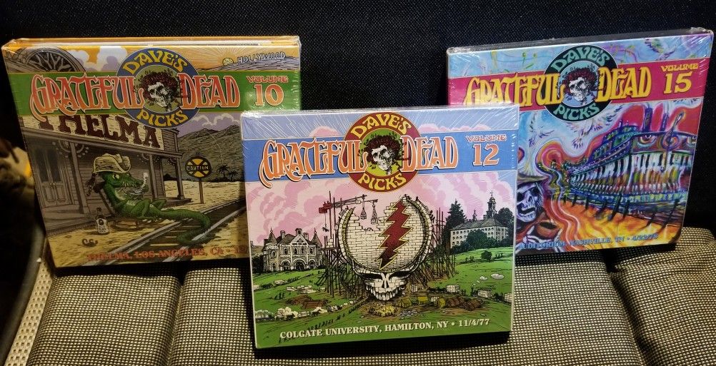 *Sealed * Dave's Picks Volumes 10, 12 and 15