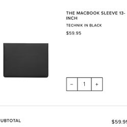 MacBook Sleeve 13 Inch Leather 