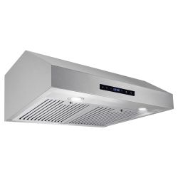 New Open Box 30" Under Cabinet Stainless Steel Range Hood with Digital Touch Controls