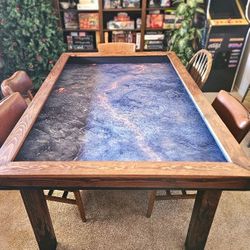 Hand-made 6' x 4' gaming/dining table