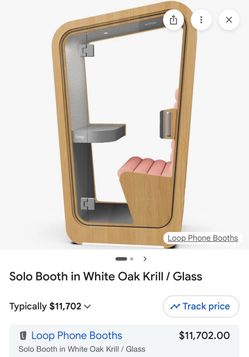 Loop Phone Booths Solo Booth White Oak Krill Glass