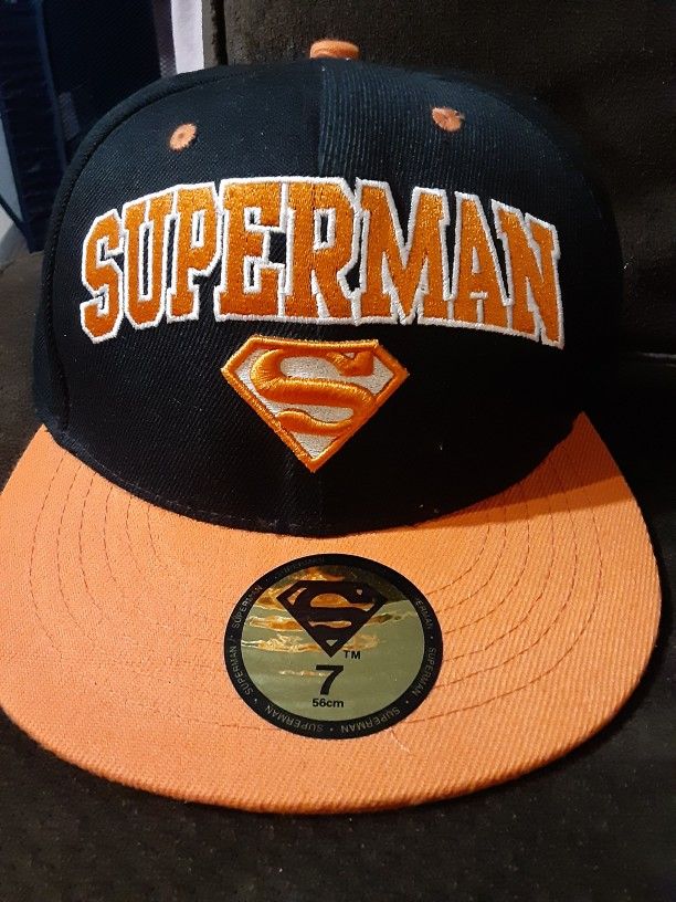 Orange Superman Baseball Cap