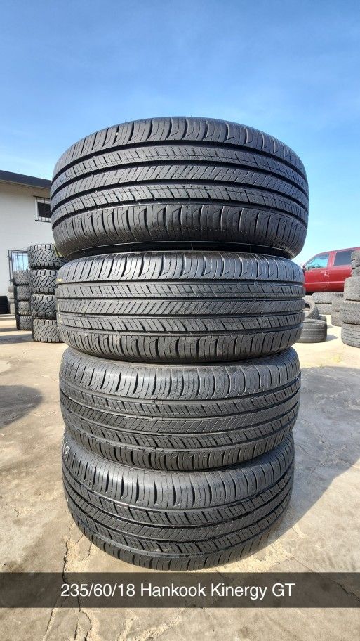 235/60/18 Hankook Kinergy GT 240$ for Sale in Riverside, CA - OfferUp
