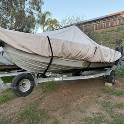 14ft Aluminum Boat W/ 2025 Suzuki 20hp