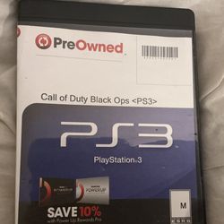 Cod Black Ops PS3