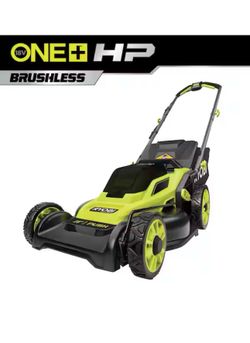 RYOBI ONE+ HP 18V Brushless 16 in. Battery Walk Behind Push Lawn Mower Tool Only