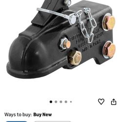 Heavy duty cast trailer coupler 