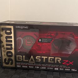 Brand New Creative Sound Blaster ZX Audio PC