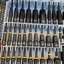 80PC Magnetic Nut Driver & Screwdriver Bit Set | Impact Rated | SAE & Metric