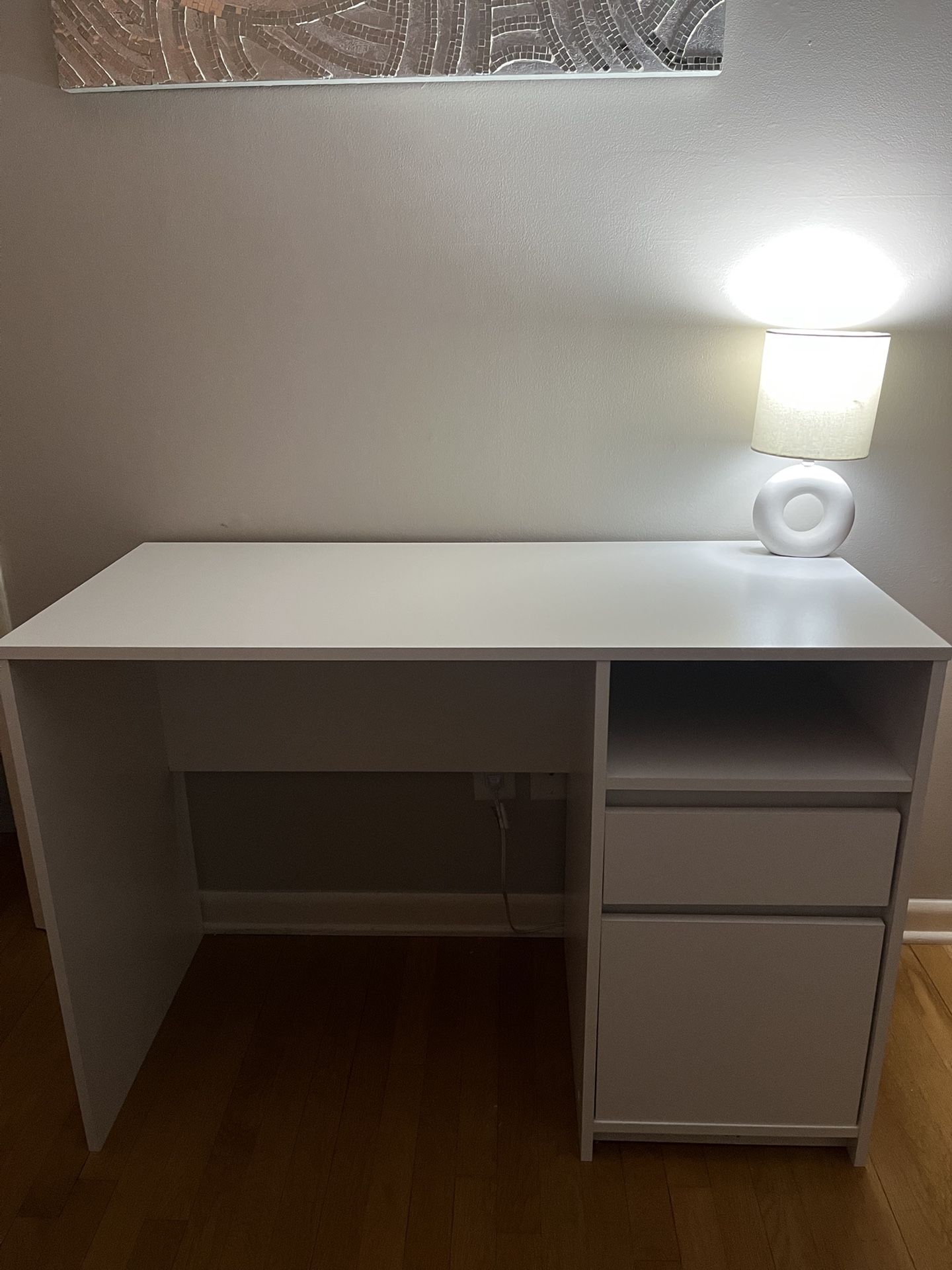 White desk