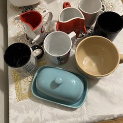 Water Cups and One Vase