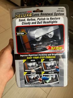 Harbor Freight headlight restoration kit