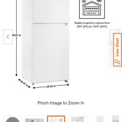 Vissani Fridge & Freezer