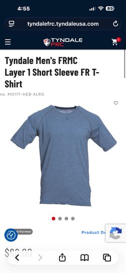 Tyndale Men's FRMC Layer 1 Short Sleeve FR T-Shirt