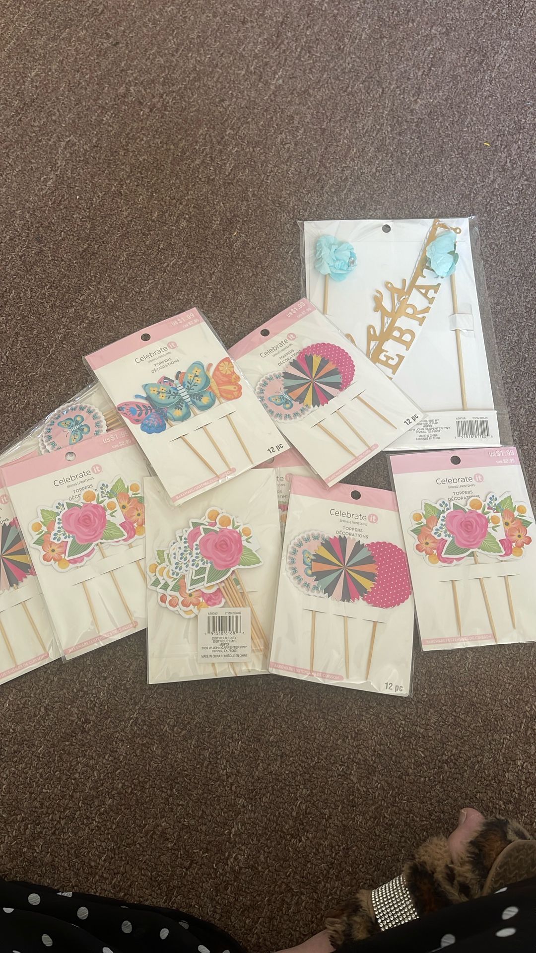 Assorted Cake And Cupcake Toppers Free